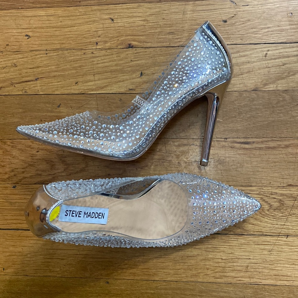 Sparkly Steve Madden Kaidel Pump heels EUC